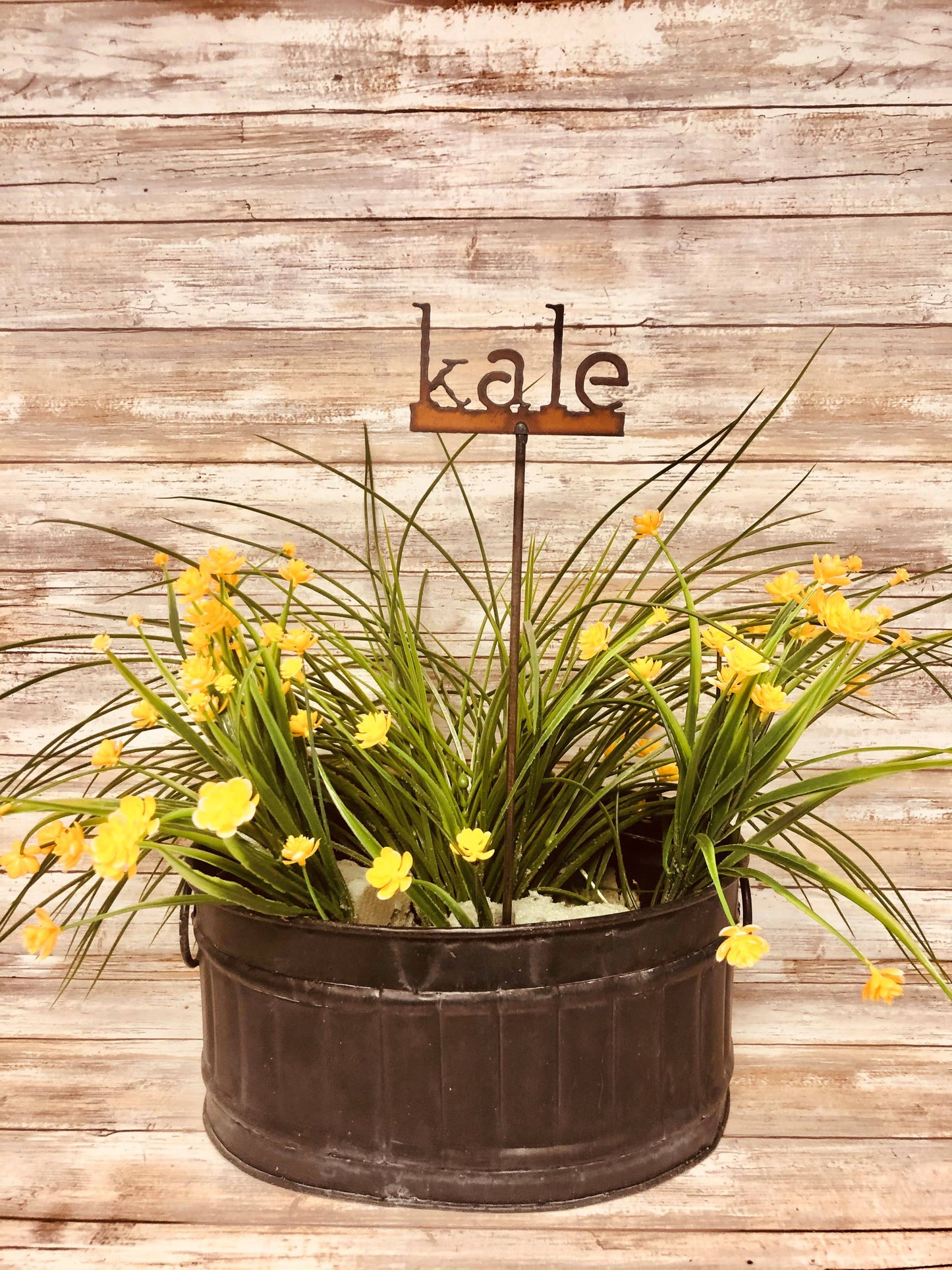 Kale Garden Marker Plant Stake