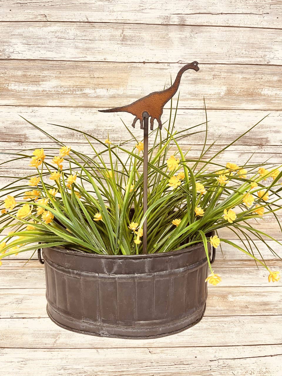 Brachiosaurus Dinosaur Garden Plant Stake