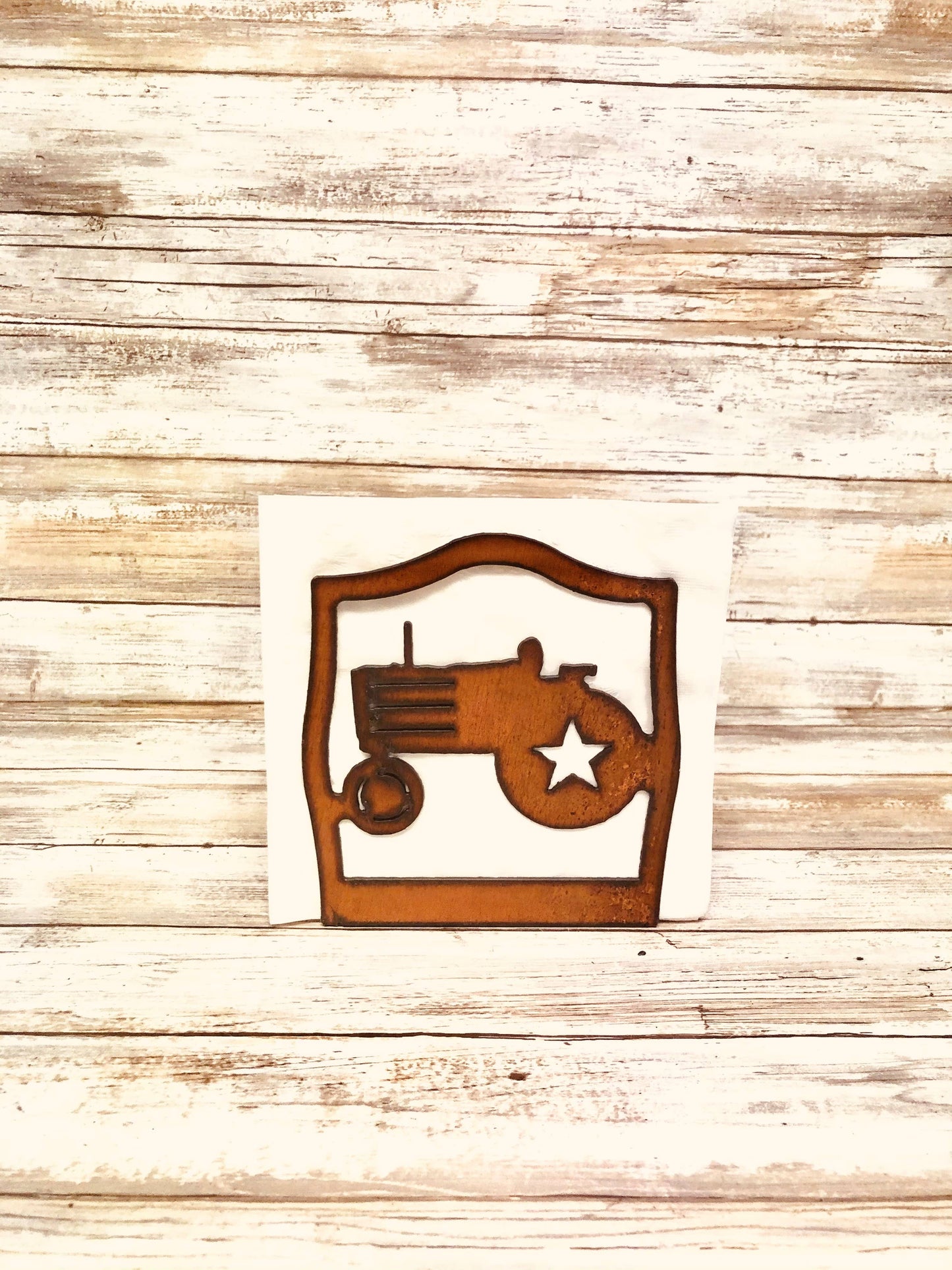 Tractor Farmhouse Home Decoration Napkin Holder