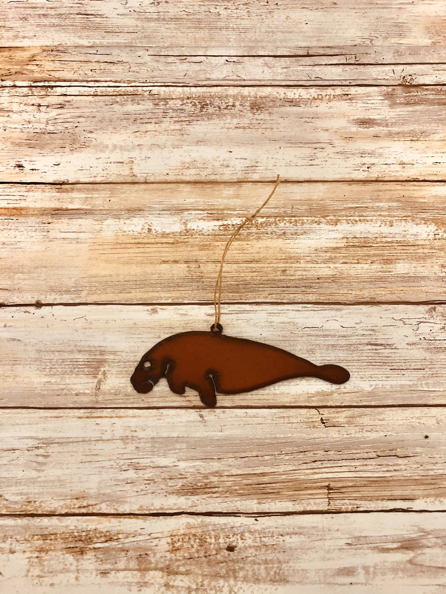 Manatee nautical Ornament