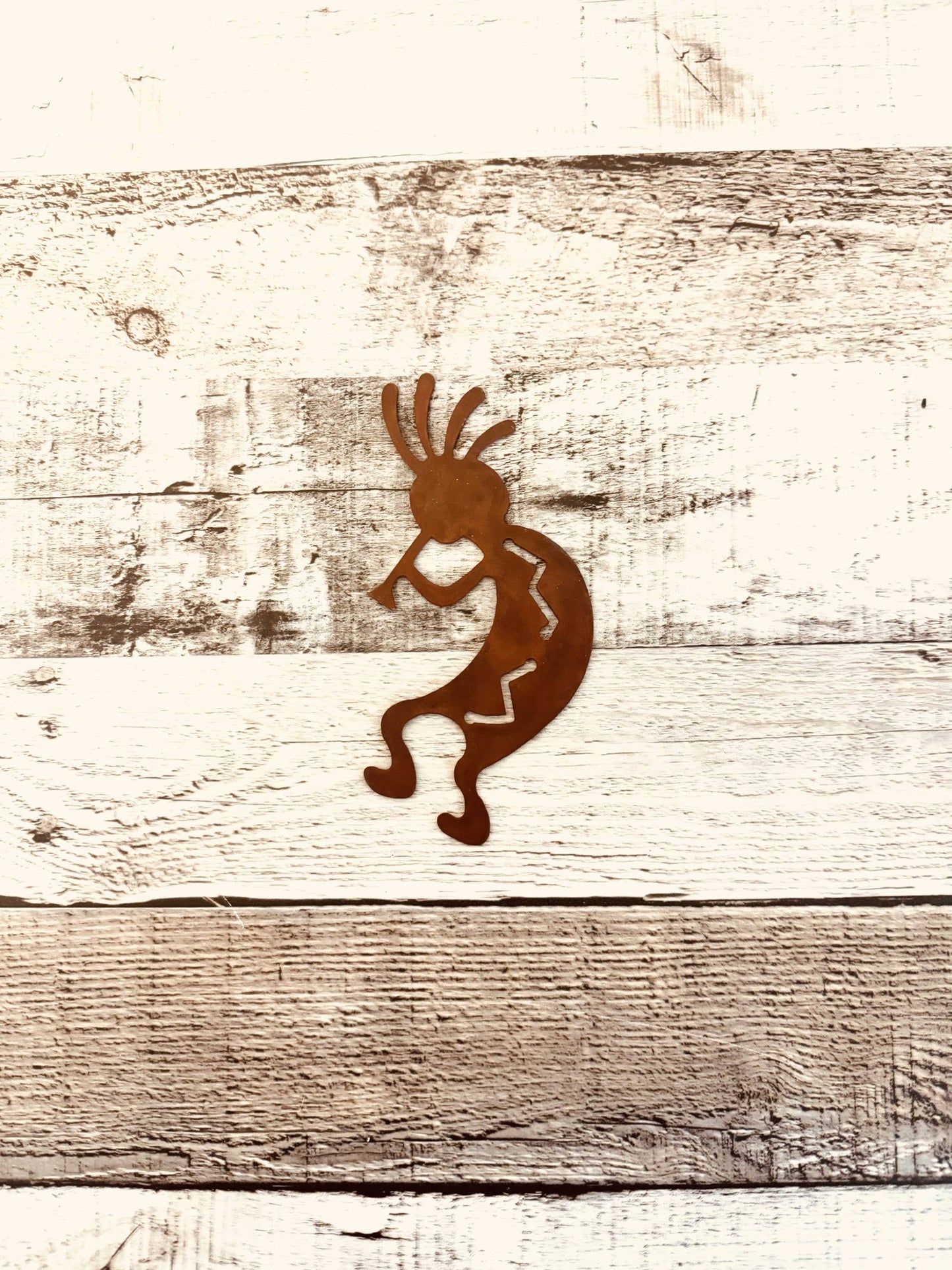 Spirit Kokopelli Rustic Metal Southwestern Magnet