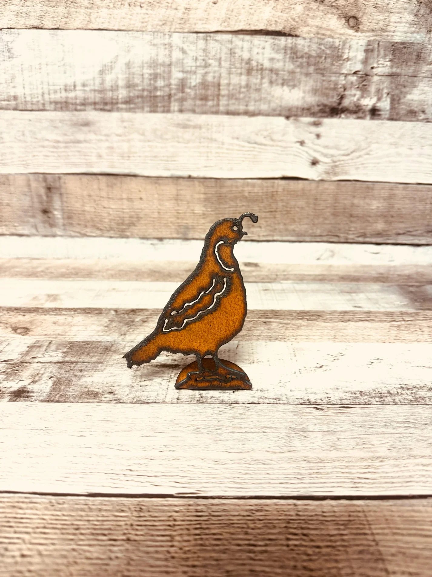 Quail Standing Doodad Desert Statue Figurine