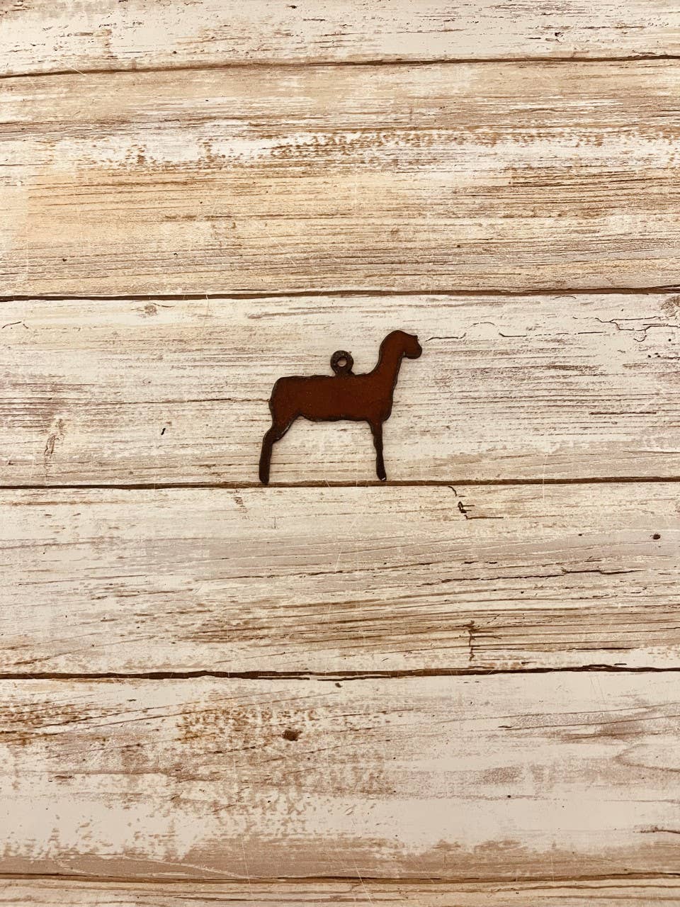 Lamb Charm Pendant 4H Rustic Metal DIY Made In The USA