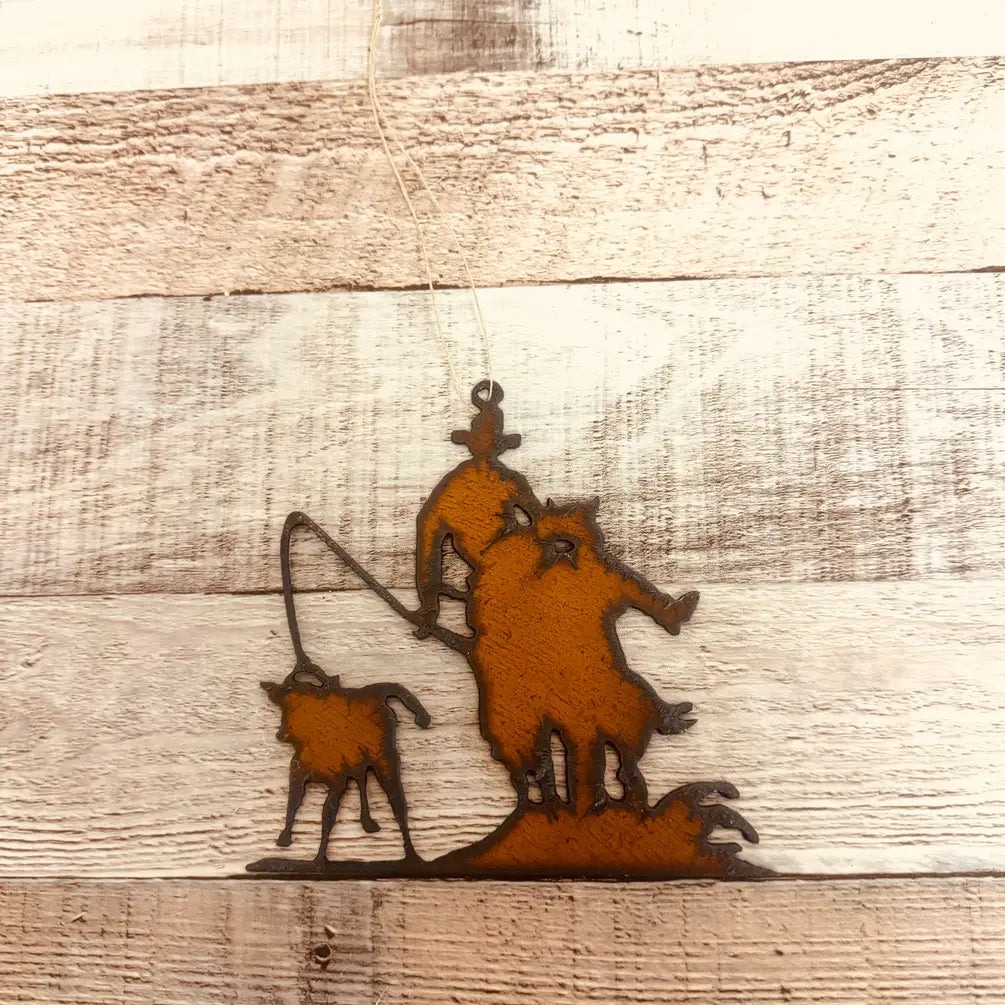 Calf Roper Western Rodeo Ornament