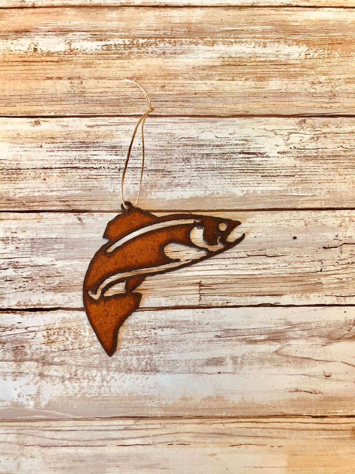 Trout Rustic Lodge Ornament