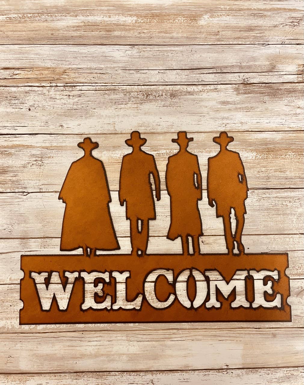 Tombstone Lawmen Horizontal Welcome Western Sign