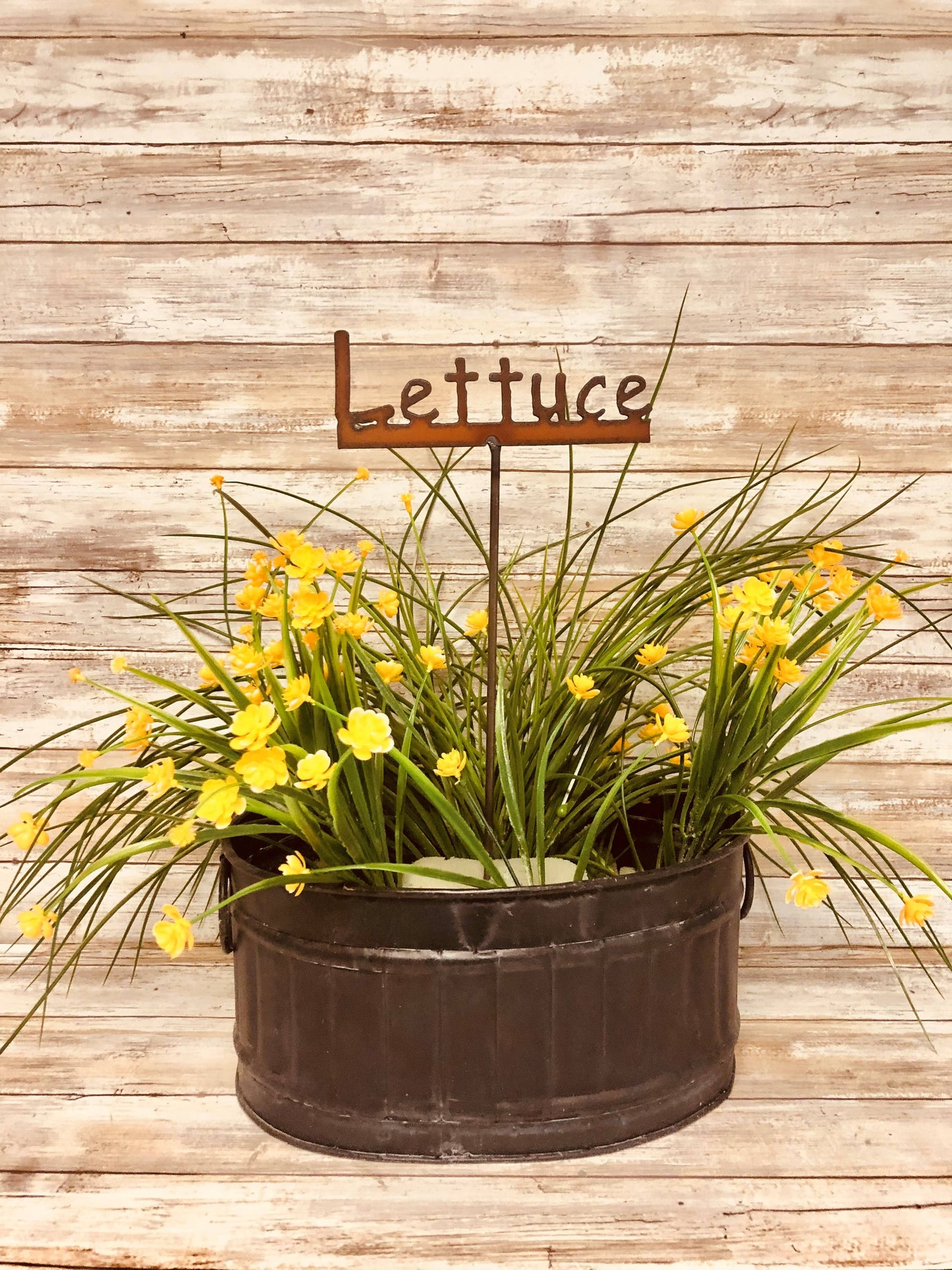 Lettuce Garden Vegetable Marker Plant Stake