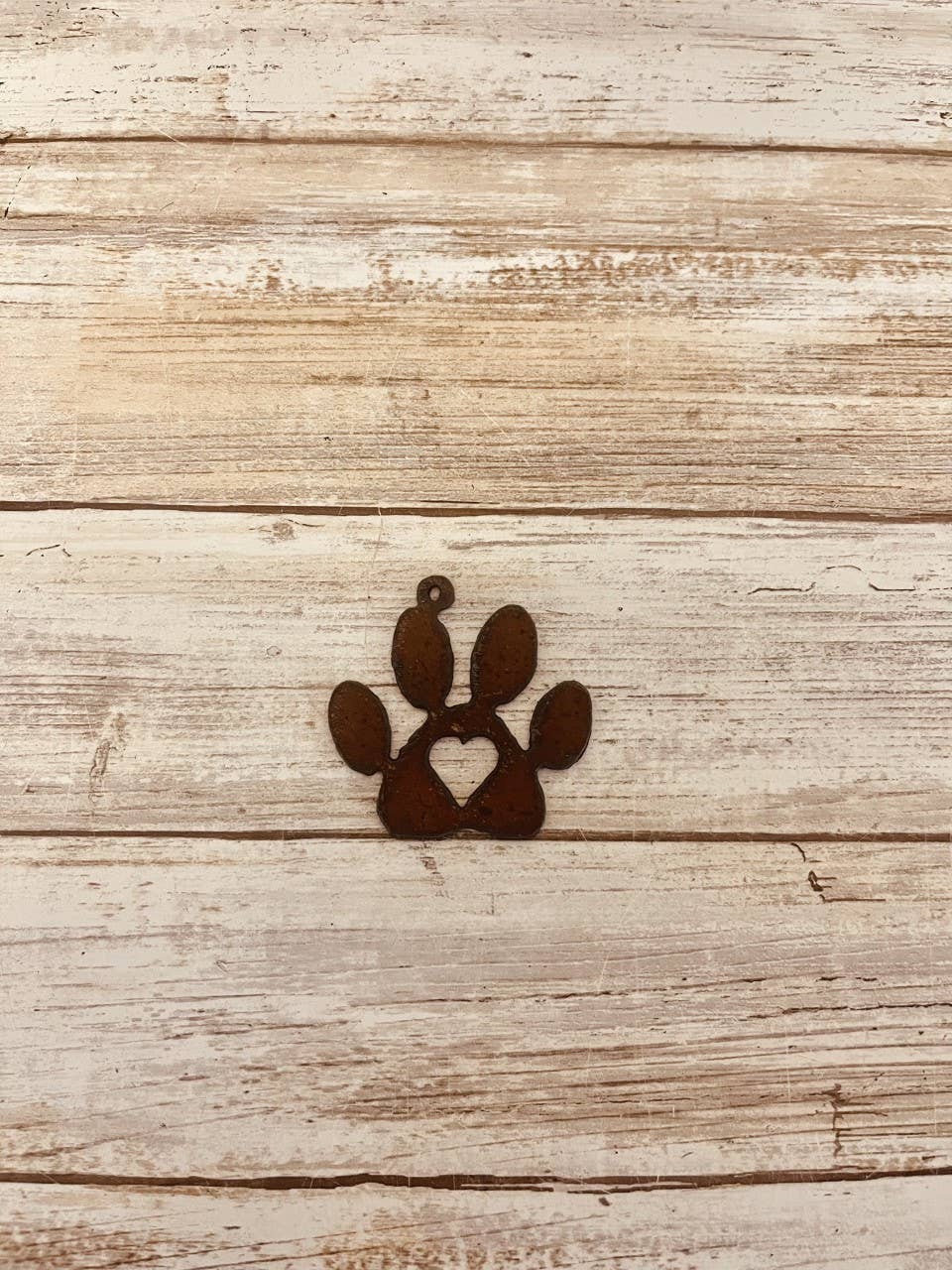 Paw with heart Charm Pendant