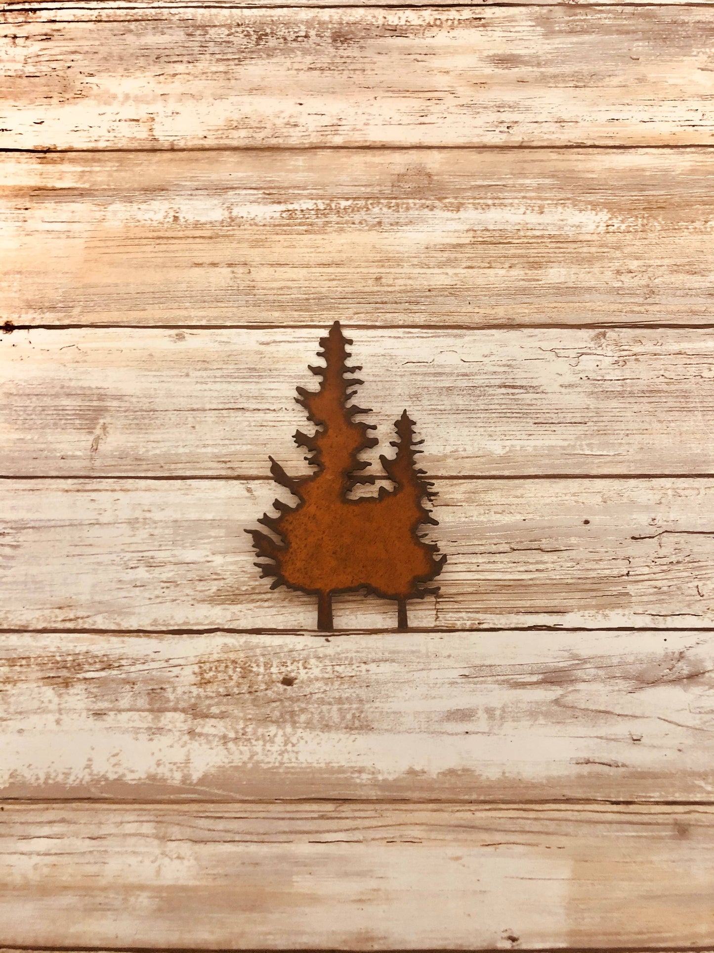 Double Pine Tree Lodge Magnet