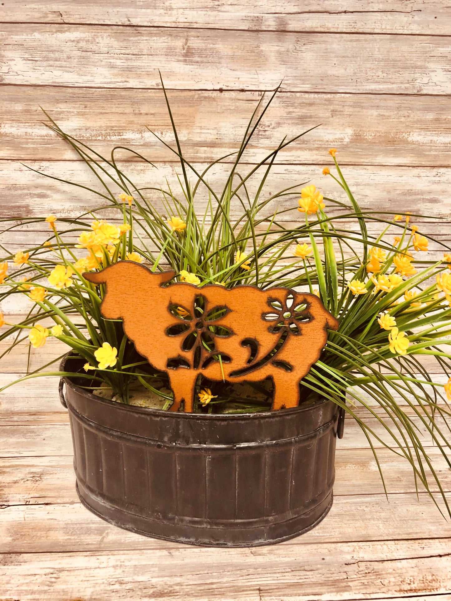 Sheep Garden Friend Farm Outdoor Yard Stake