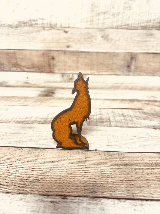 Coyote Doodad Rustic Southwest Figurine Table Top