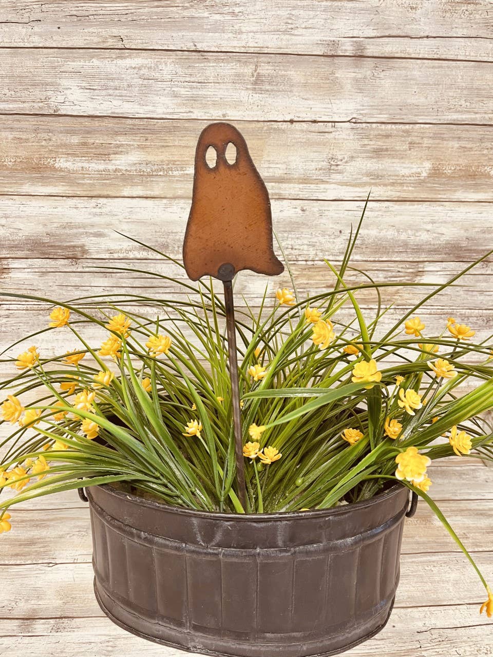 Ghost Halloween Plant Stake For Garden