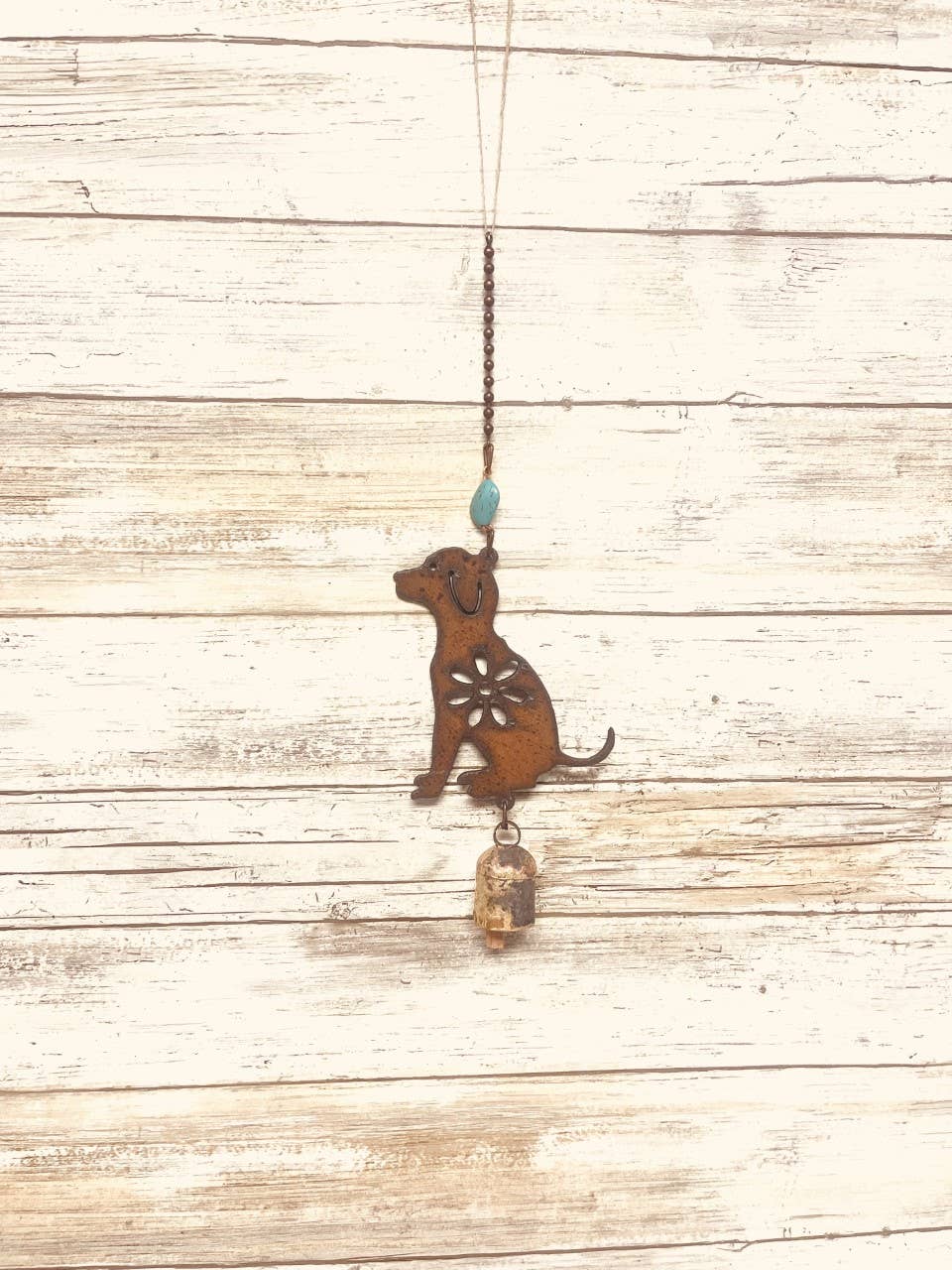 Dog GARDEN FRIEND Single Bell Pet Garden Bell Chime