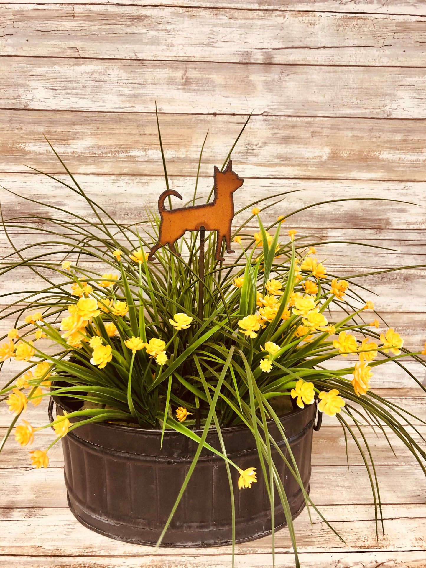 Chihuahua Dog Breed Garden Plant Stake