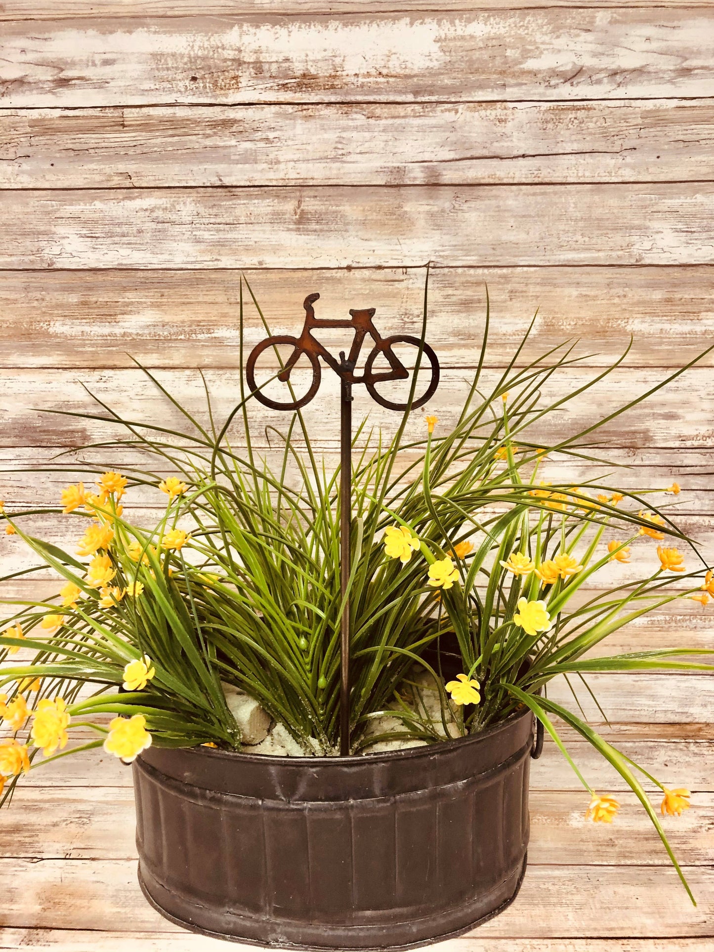 Bicycle Garden Plant Stake