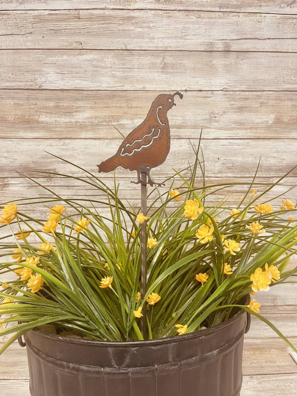 Quail southwest Garden  Plant Stake