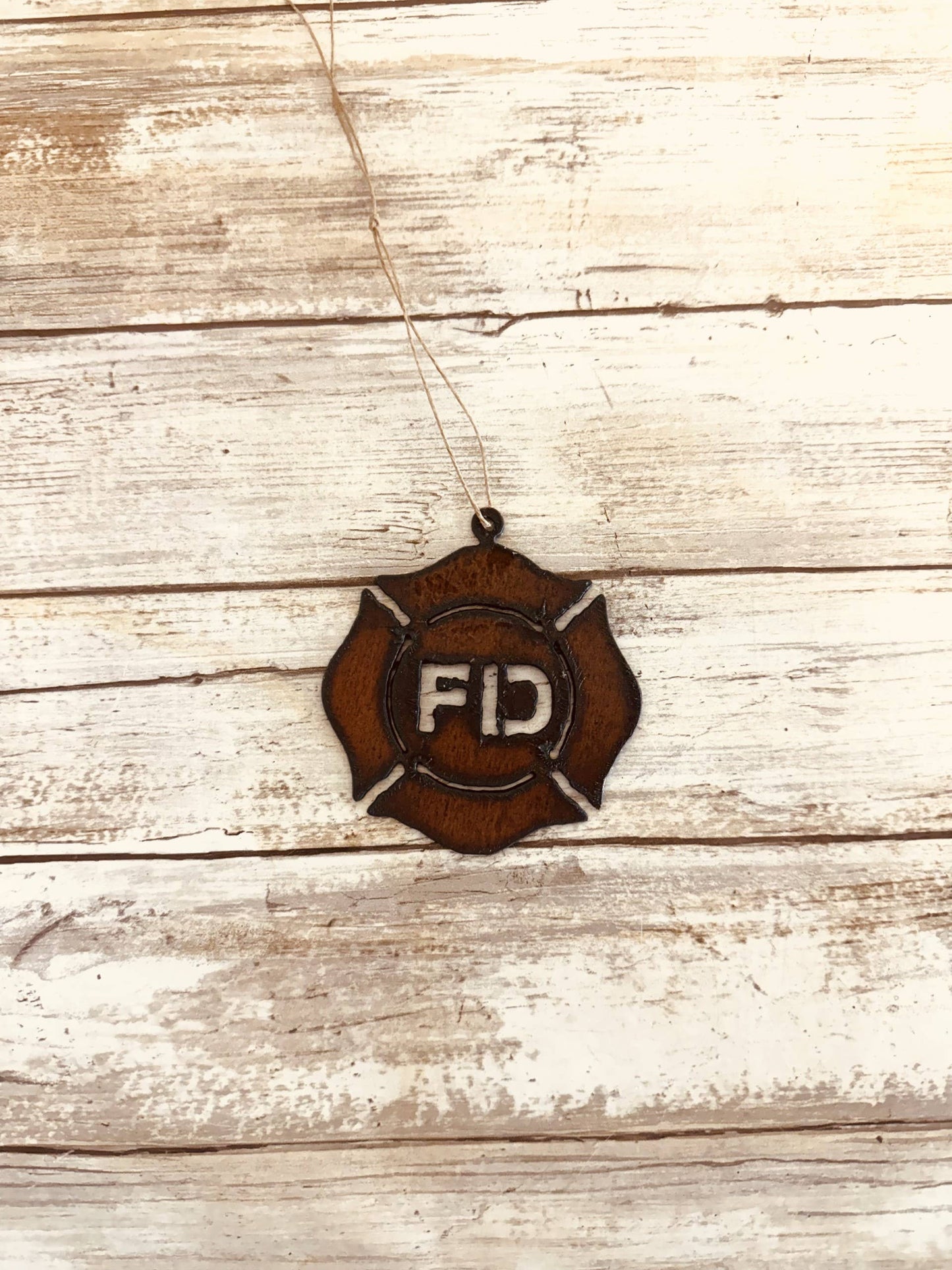 Fire Depot Badge Ornament First Responder