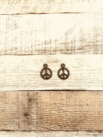 Peace Sign Earring Findings DIY