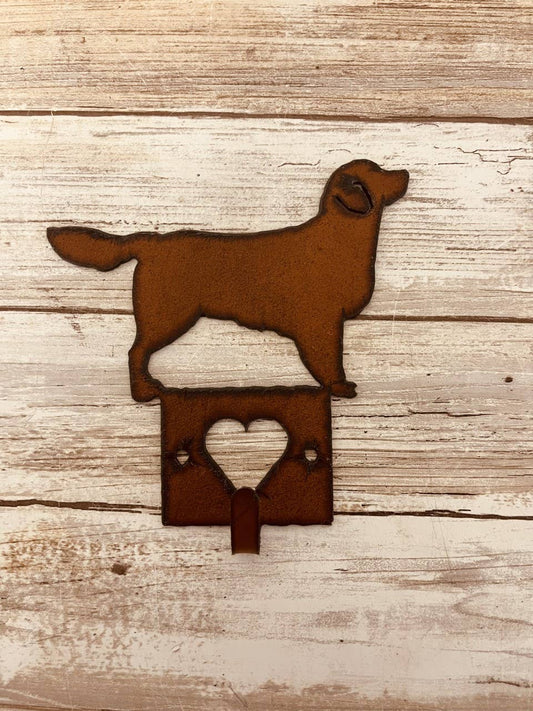 Golden Retriever Single Key hook Leash Holder