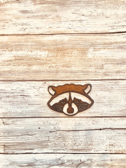 Raccoon Face Lodge Magnet