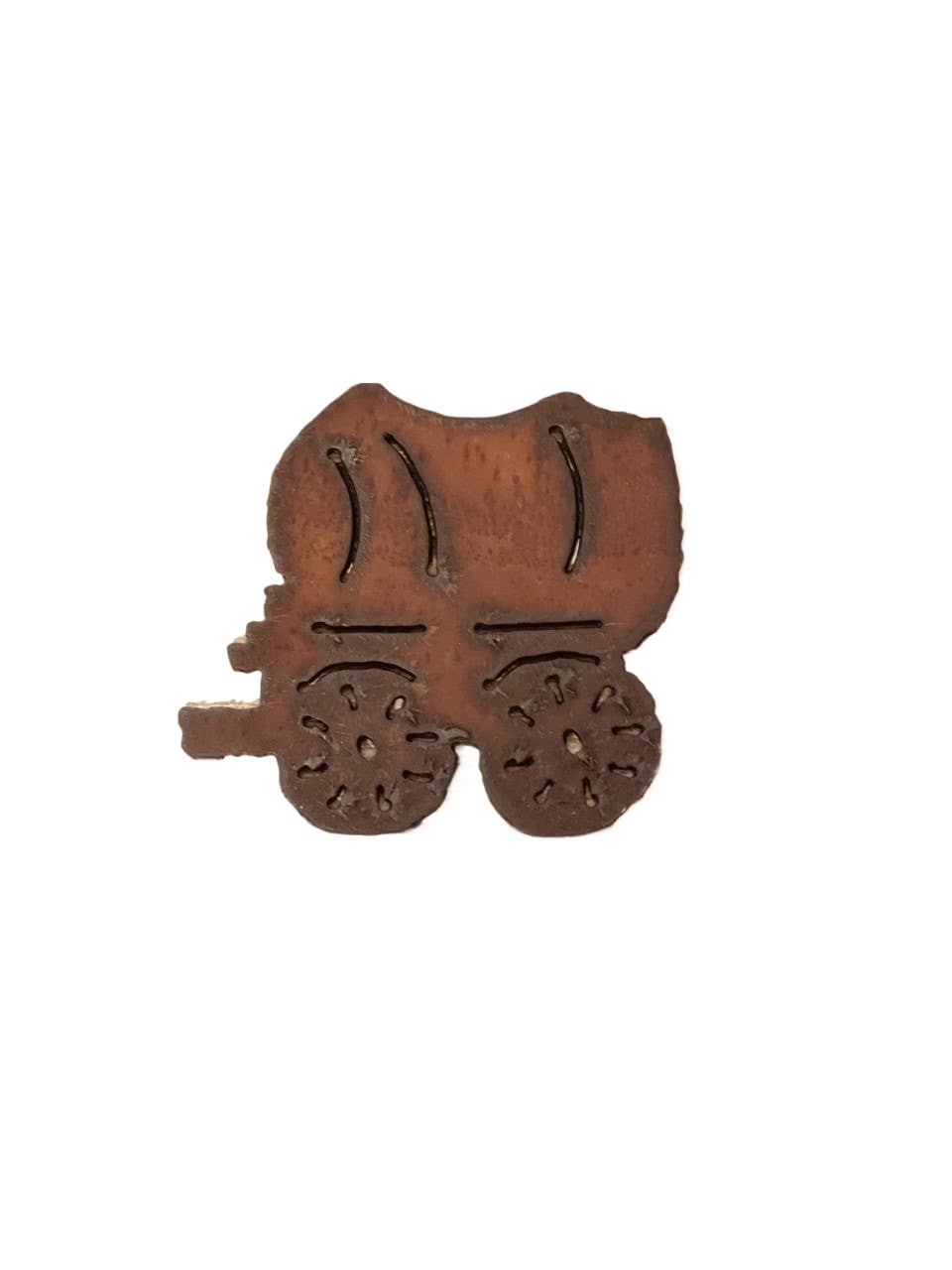 Covered Wagon Magnet Western Gift Rustic Metal