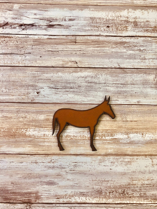 Mule Western Rustic Magnet