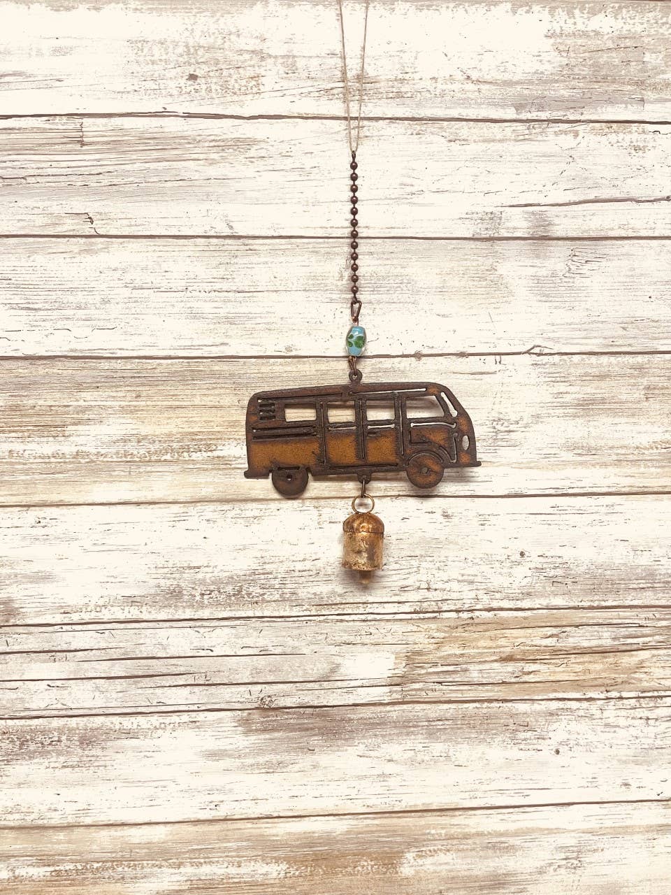 VW BUS Single Bell Garden Mobile Hippie Chime