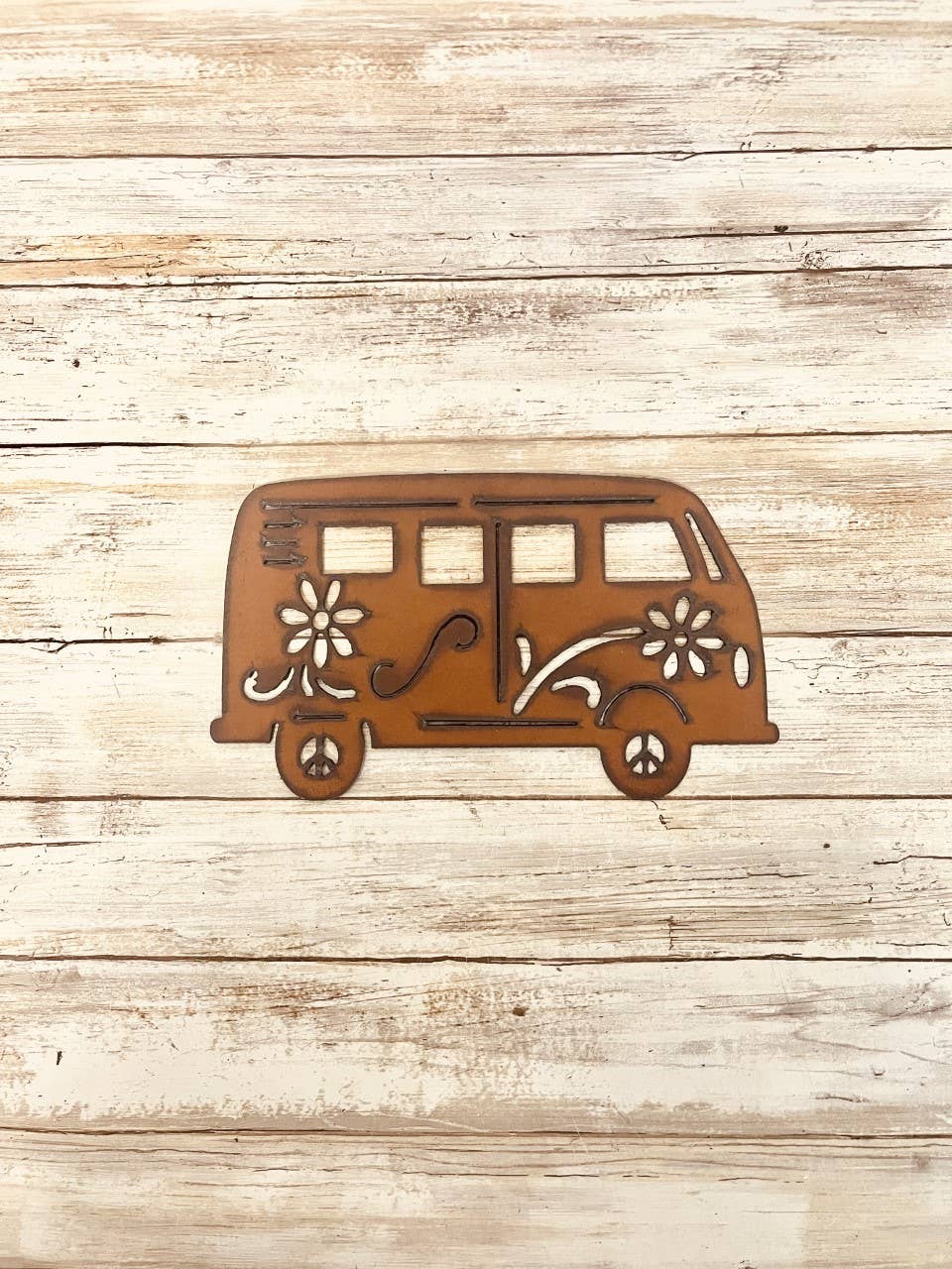 VW BUS Garden Friend Hippie Image Wall Sign