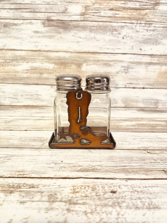 Boot Western Salt N Pepper Shaker