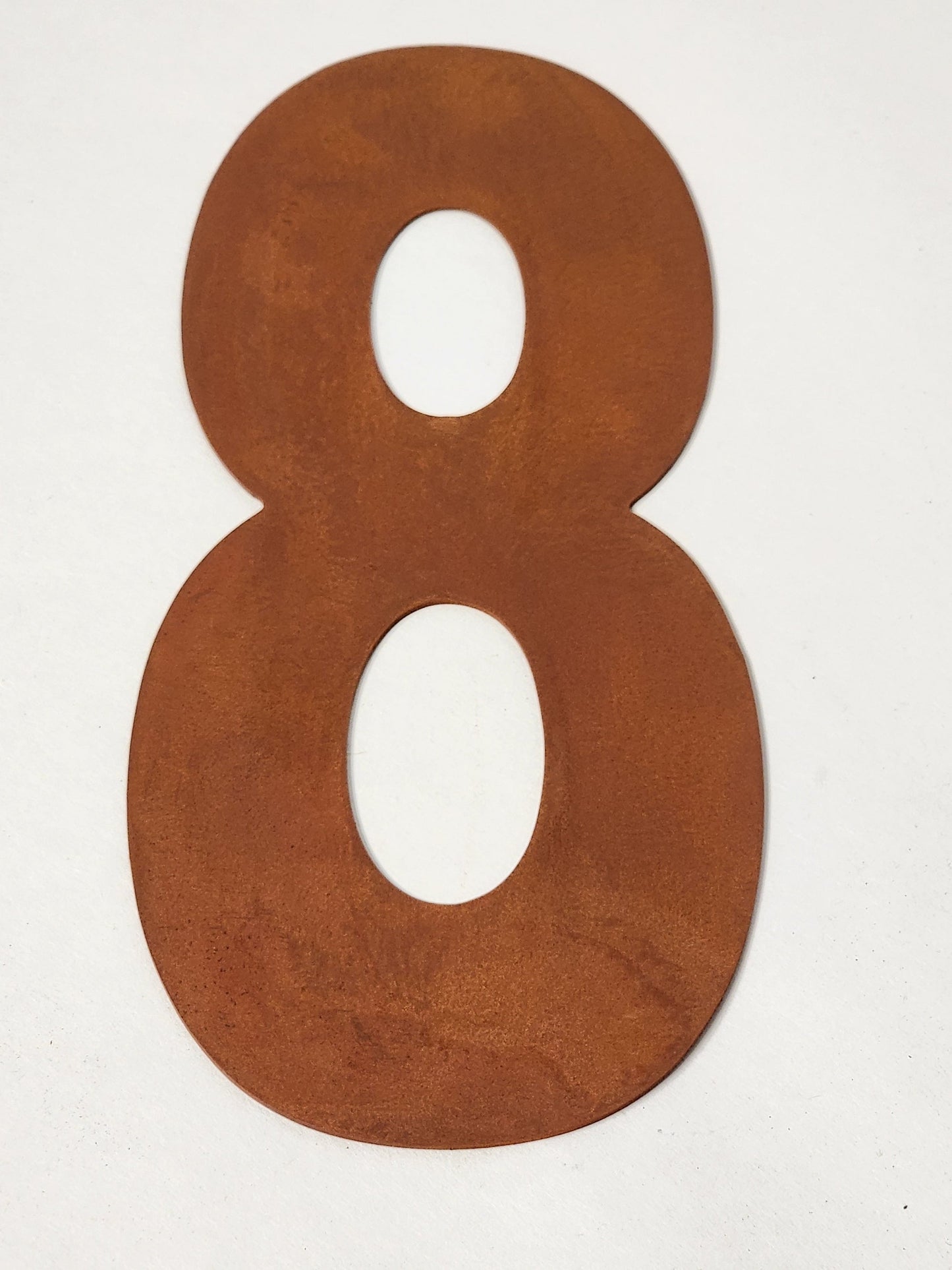 Metal House Number 8  Metal Rustic 8 Inch Garden Outdoor DIY