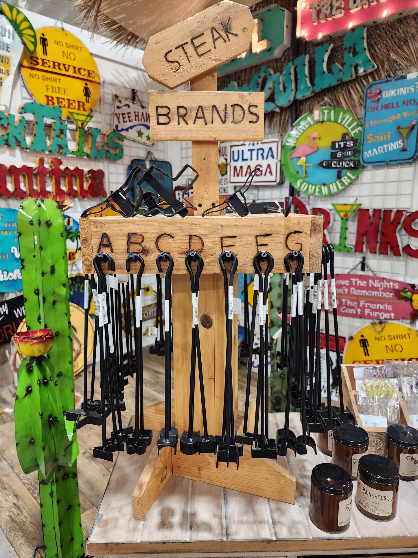 Alien Branding Iron Area 51 Souvenir Gift Roswell New Mexico