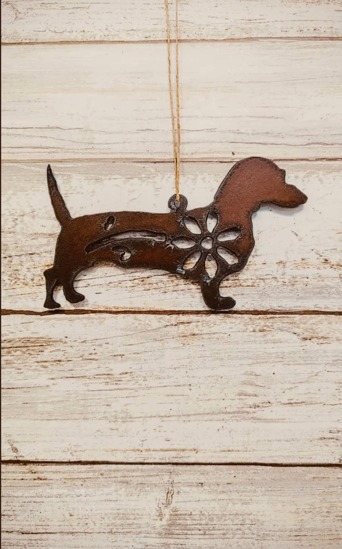 Dachshund GARDEN FRIEND Wiener Dog Ornament