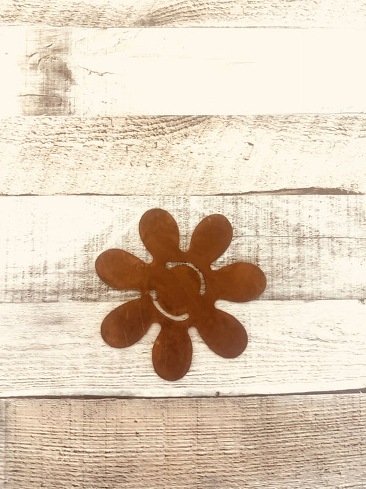 Spirit Flower Rustic Metal Flower Magnet Garden Gift