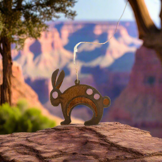 Native Rabbit New Mexico Rustic Ornament