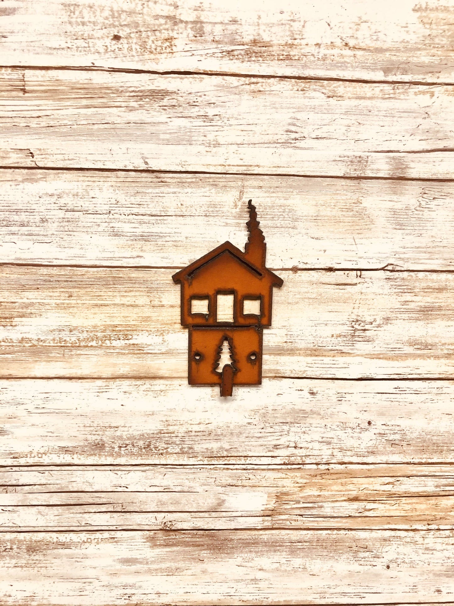 Cabin Lodge Single Rustic Key Hook