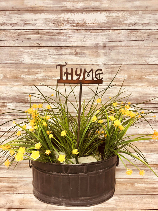 Thyme Herb Garden Stake Marker