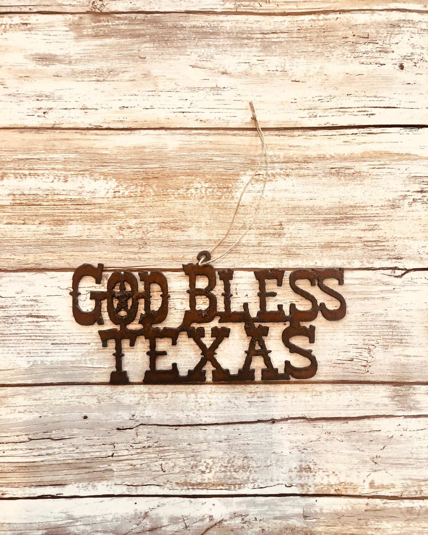 God Bless Texas Ornament