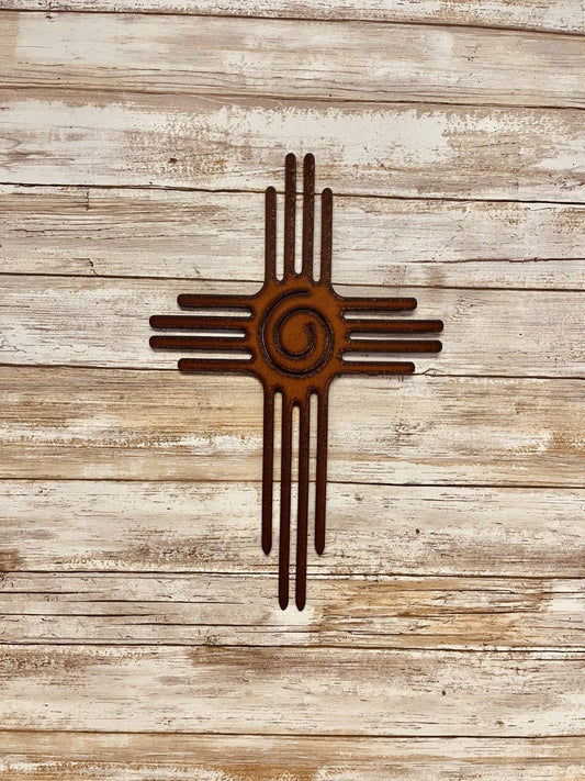 Zia Cross Medium Wall Art New Mexico Southwestern Art