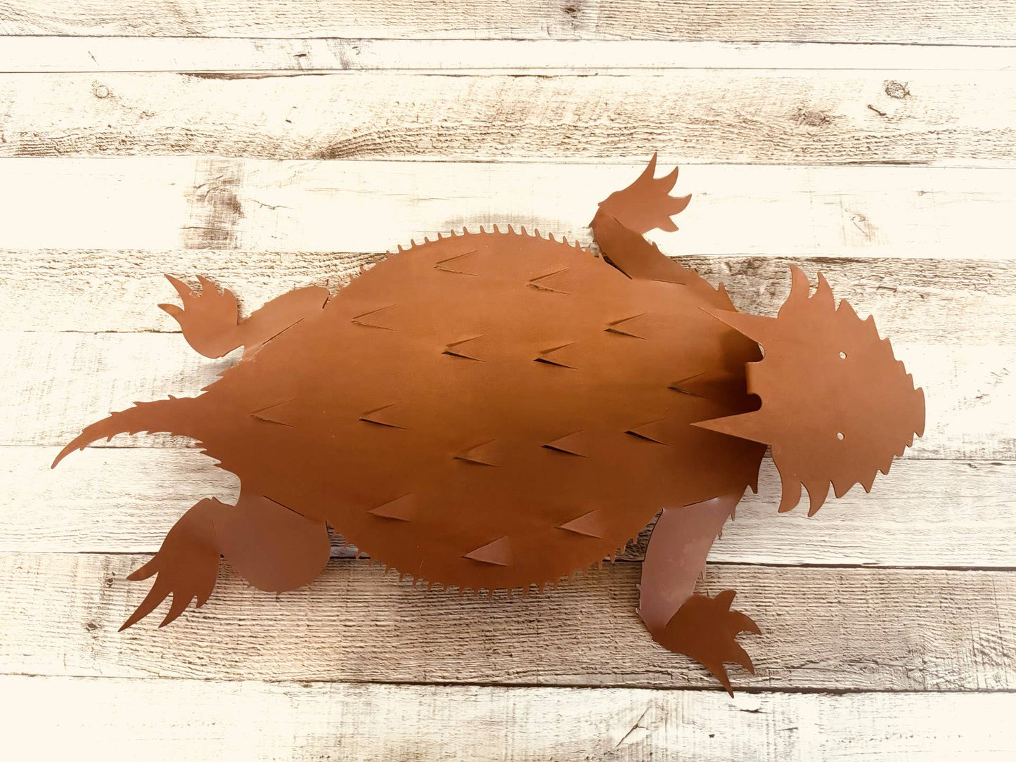 Horned Toad Rustic Metal Wall Image 3 D Horny Toad Texas