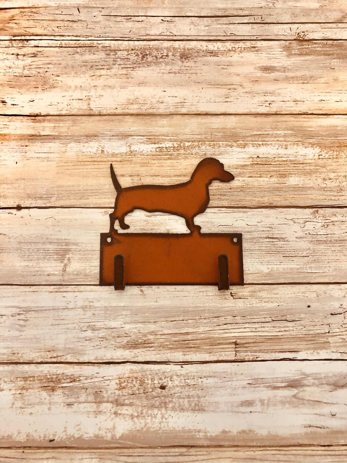 Dachshund Wiener dog Double Hook Leash Holder