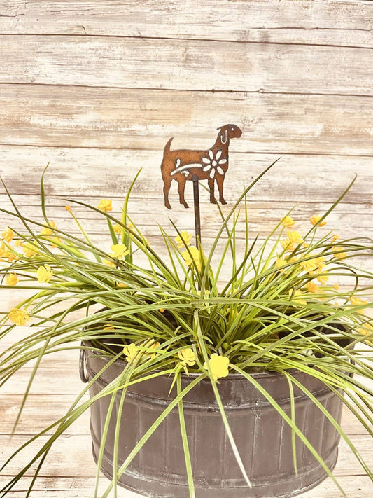 Goat GARDEN FRIEND Plant Stake