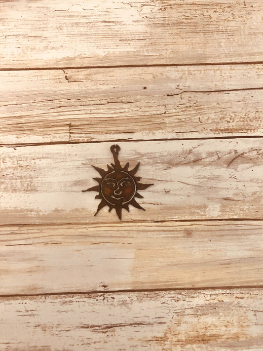 Sun Face Southwest Charm Pendant