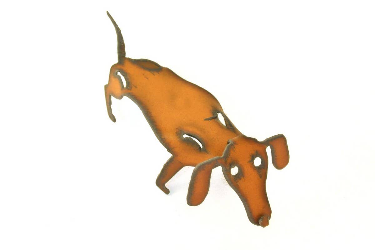 Dachshund Origami Dog Figurine