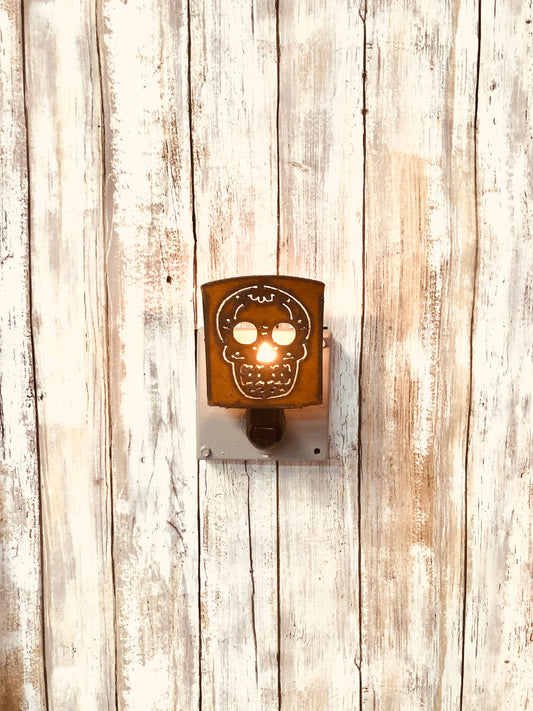 Sugar skull Day of the dead Classic Rustic Nightlight