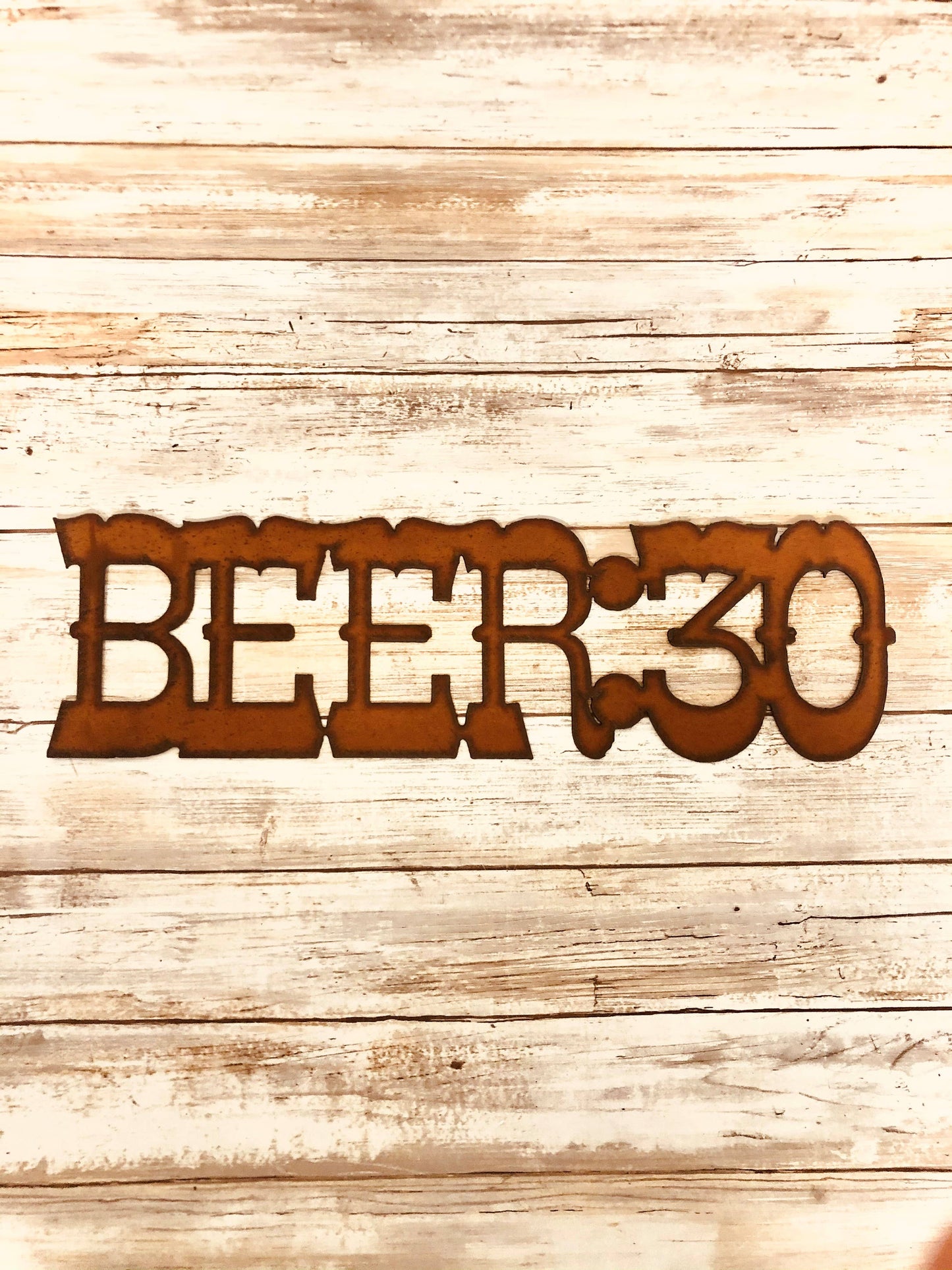 Beer 30 Western Bar Sign