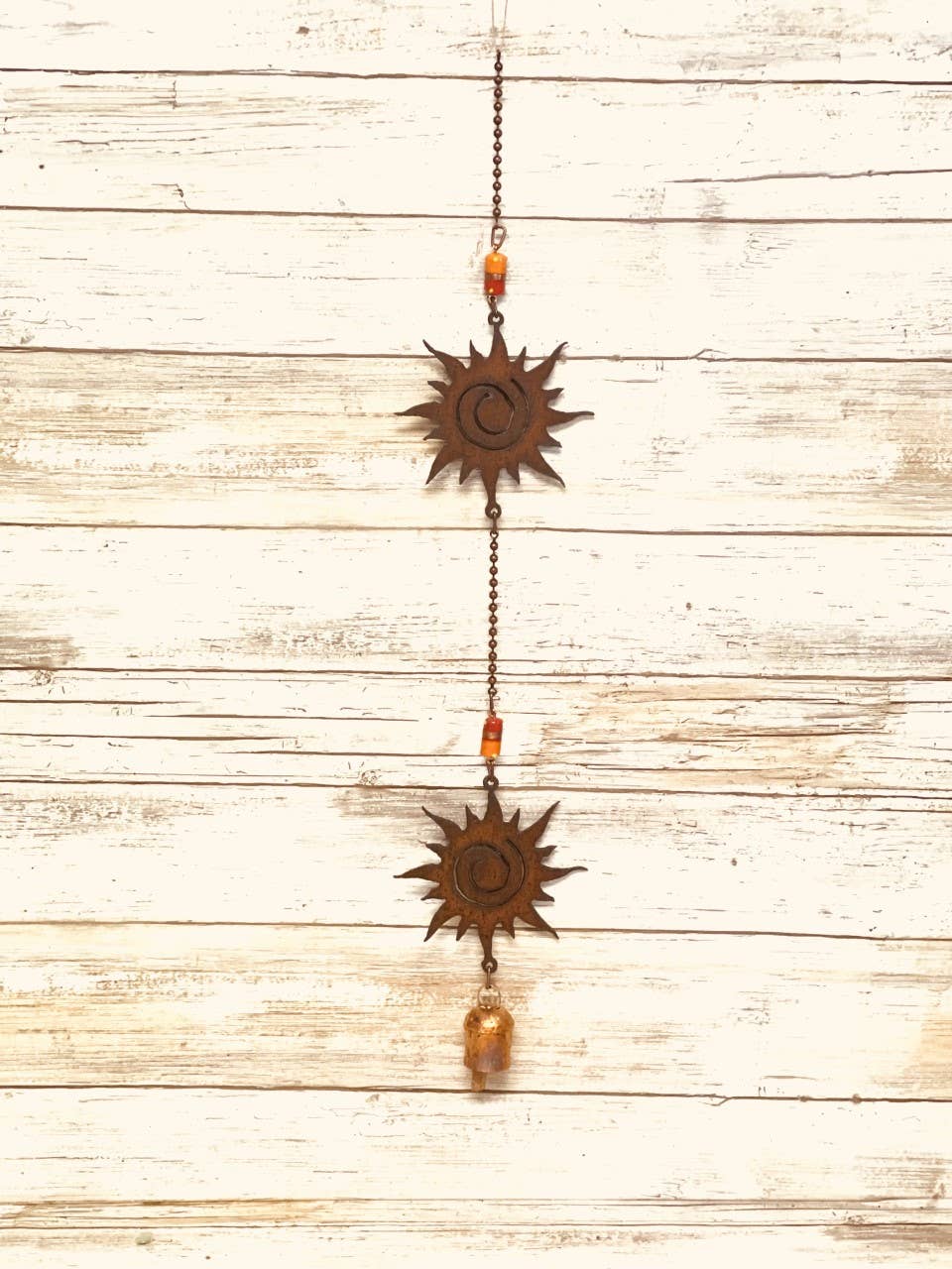 Sun Double Bell Rustic Garden Southwest Chime