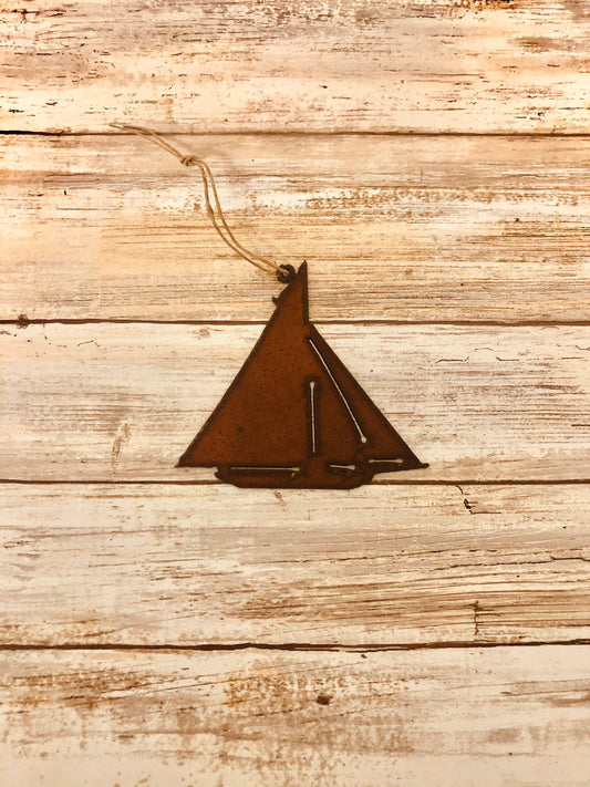 Sailboat Nautical Sea life Ornament