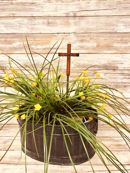 Simple Cross Garden Plant Stake