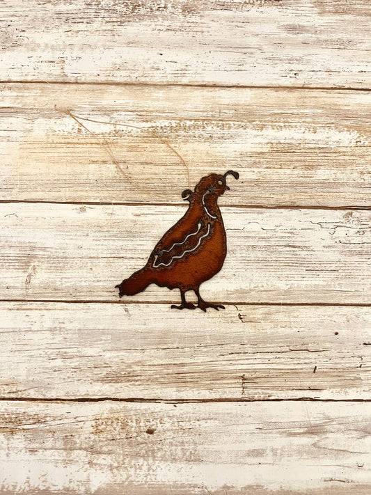 Quail Southwest  Arizona Texas New Mexico Desert Ornament