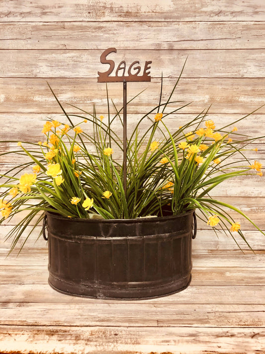 Sage Herb Garden Marker Plant Stake